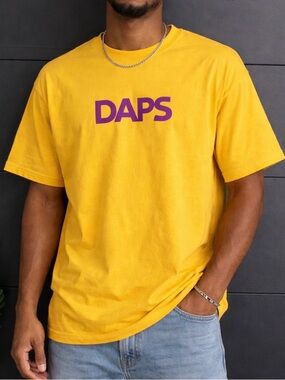 DAPS Oversized Graphic Tee Unisex T-Shirt Adult Sz Small NWOT